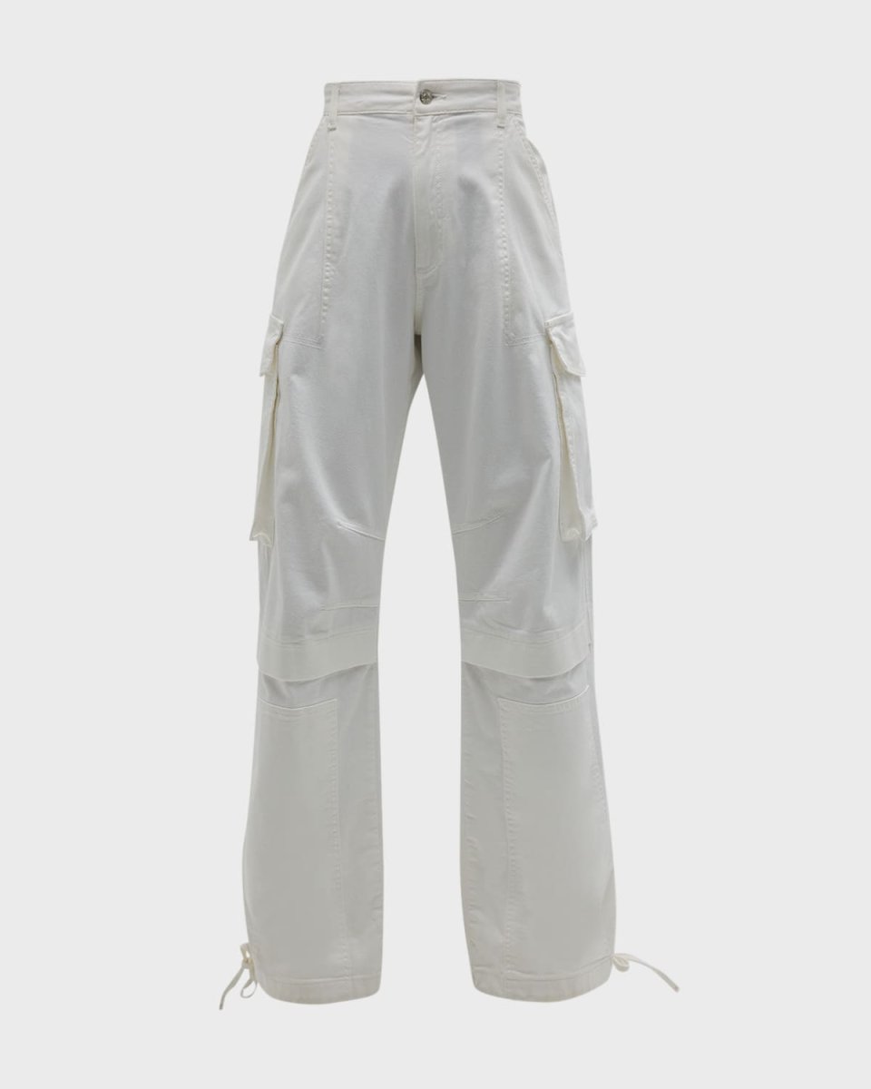 Wide-Leg Cargo Pants